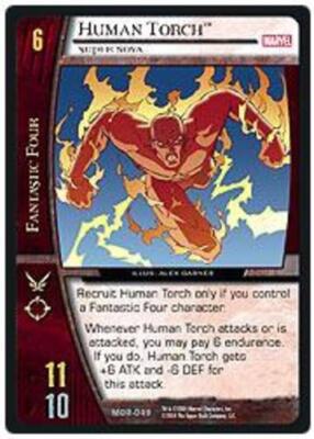 VS System: Human Torch, Super Nova - Foil [Played] Marvel Origins TCG CCG Classi