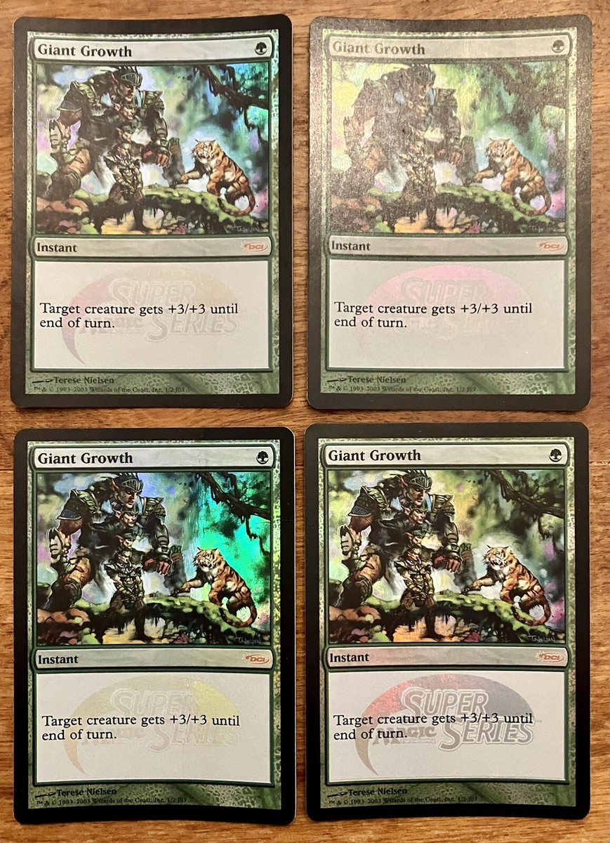 【Foil】巨大化/Giant Growth[DCI] 4 X Giant Growth FOIL DCI NM | Junior Series Promos | Magic MTG | eBay