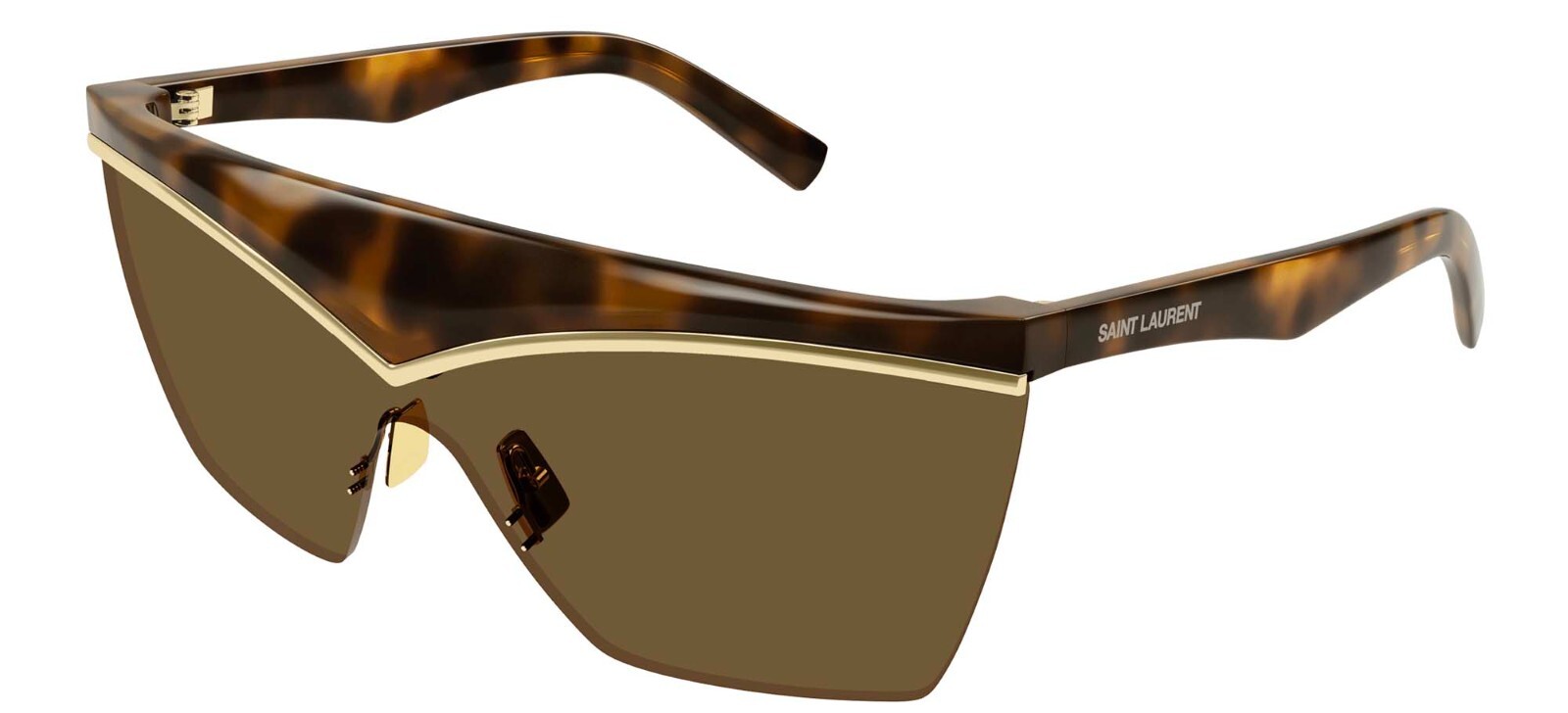 Saint Laurent SL 614 MASCHERA Avana Marrone (002) Occhiali da sole