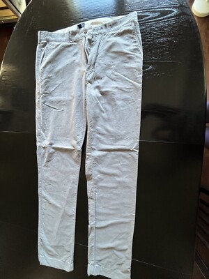 J. Crew Straight leg men's pants, cotton, 34x34 medium Grey, $8.99 OBO