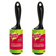 Scotch-Brite Lint Roller Heavy-Duty Handle 30 Sheets Remove lint Pet Dust 2 Pack