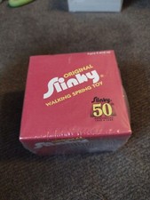NEW James Industrie Metal Original Slinky,sealed Box 1995 vtg 50th Anniversary  