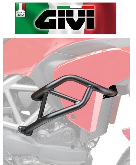 Tubular Black Engine Guard Ducati Multistrada 1200 2013 2014