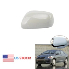 Left Driver Side Rearview Door Mirror Cover Cap Primer For 2007-13 Toyota Yaris