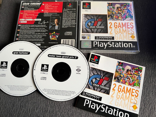 Jeu PlayStation 1 : GRAN TURISMO 2 - Version PAL Complète (boîte, Notice) - Très Bon état - Testé
