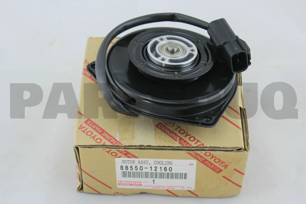 8855012160 Genuine Toyota MOTOR ASSY, BLOWER (FOR CONDENSER) 88550 
