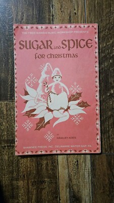 Sugar and Spice for Christmas by Hawley Ades Song Book-3 part songs for girls