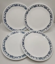 Corelle "Old Town Blue" 10 1/4 Inch Dinner Plate-Set of 4
