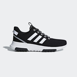 adidas cloudfoam black and white