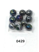MEGA Marbles, 10 Milky Way Mega Marbles, Pre 2000. G-429