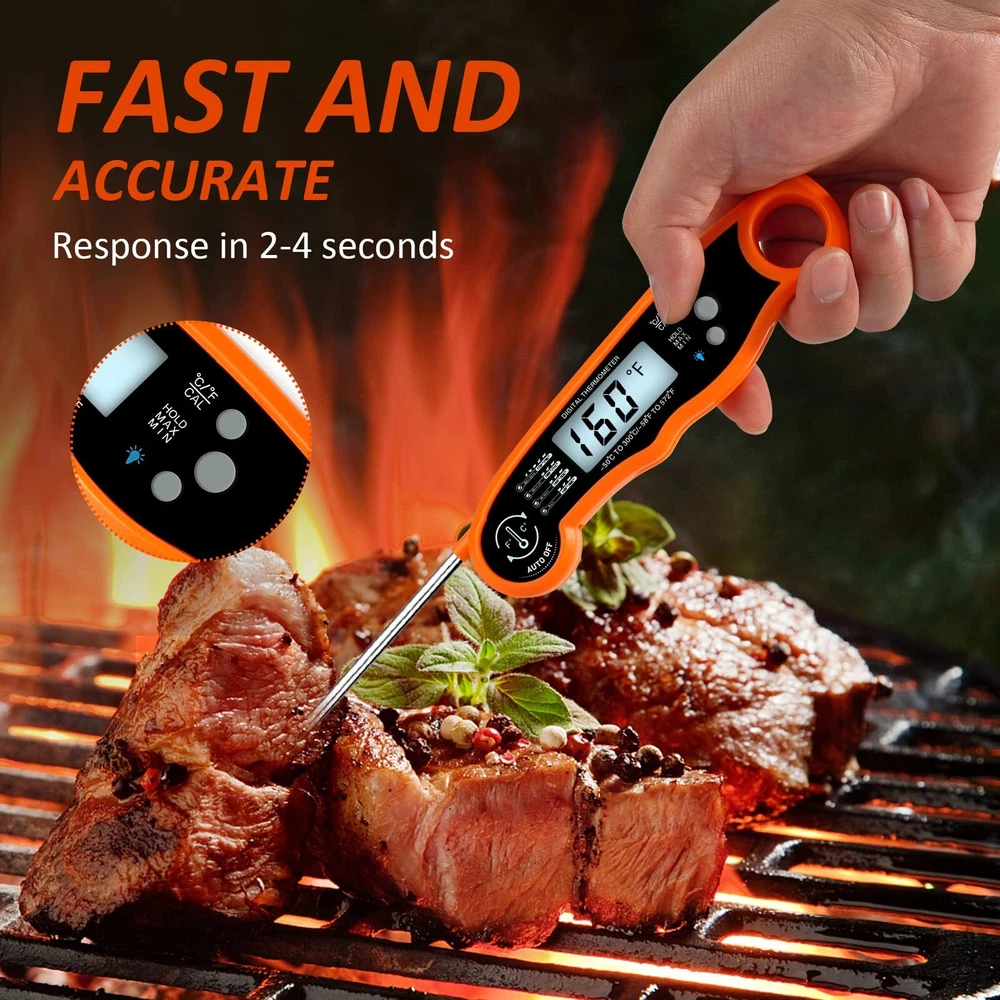 Meat Thermometer,Digital Food Thermometer for Kitchen, Cooking, Grilling, Tur... Meat Thermometer,Digital Food Thermometer for Kitchen, Cooking, Grilling, Tur...