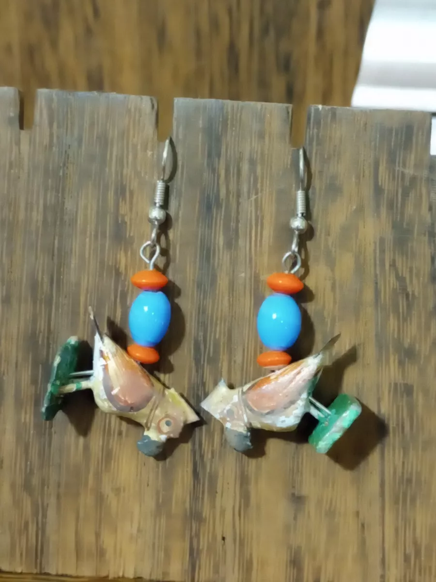 Vintage bird hotsell earrings