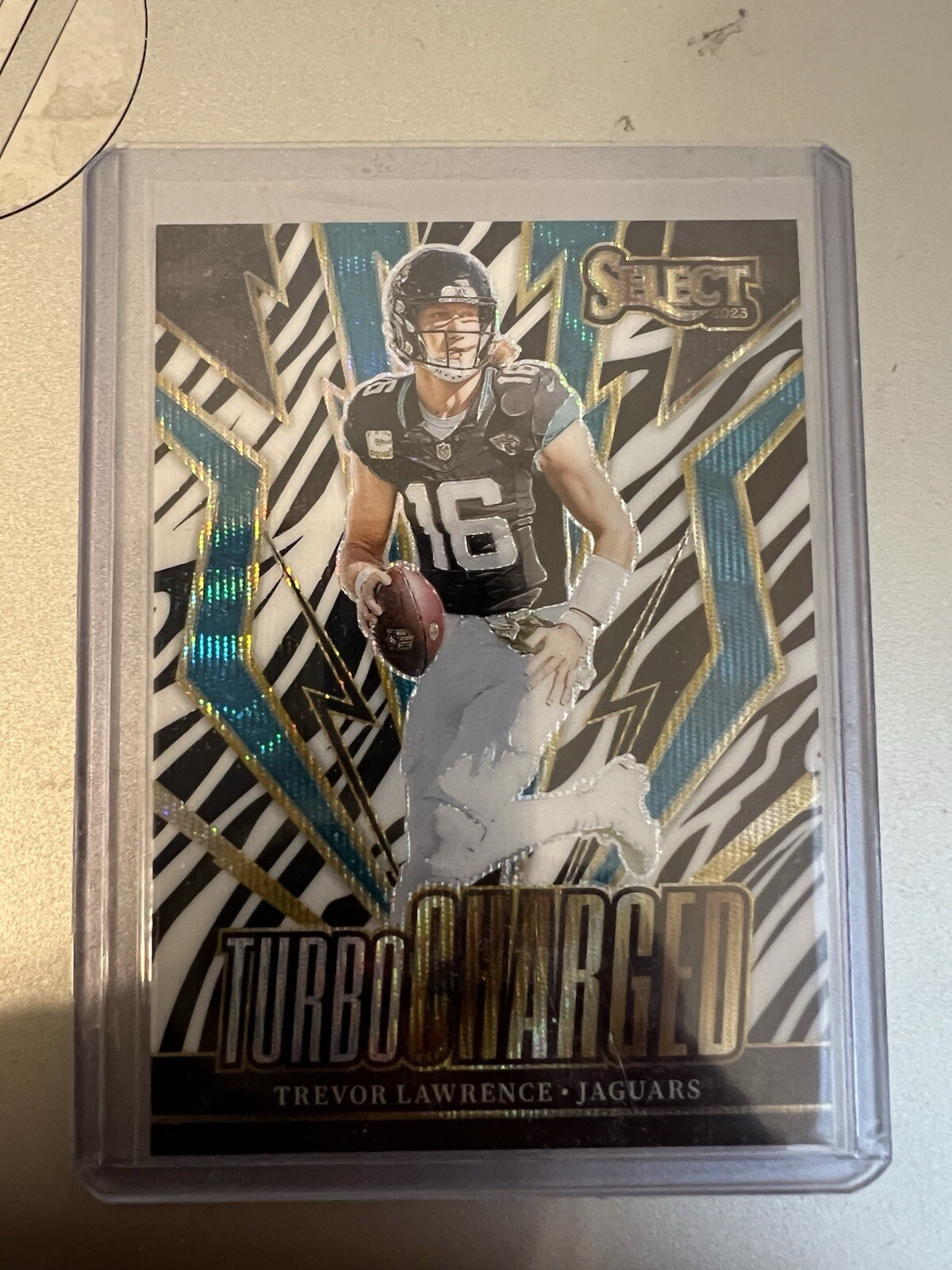 2023 select football trevor lawrence Turbo Charged Zebra Print SSP Jaguars