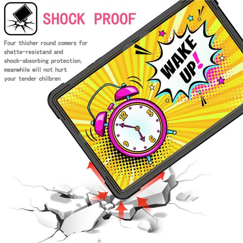 For Samsung Galaxy Tab S8 S9 S10+ Tablet Case Kids Shockproof Rotate Stand Cover - Picture 20 of 93