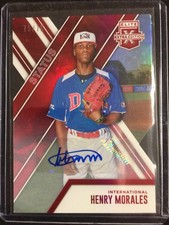 2017 Elite Extra Edition Baseball:Henry Morales. Auto. 75/75.  STATUS