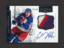 2011-12 Panini Dominion Patches Autographs #60 Carl Hagelin  19/60  *24056