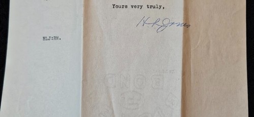 1927 Champaign IL, H.L.Jones Attorney Letter/Cover Trevett-Mattis Bank Bldg. - Picture 3 of 4