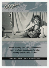 Jill St. John - Diamonds are Forever - James Bond The Quotable # 91 Mint