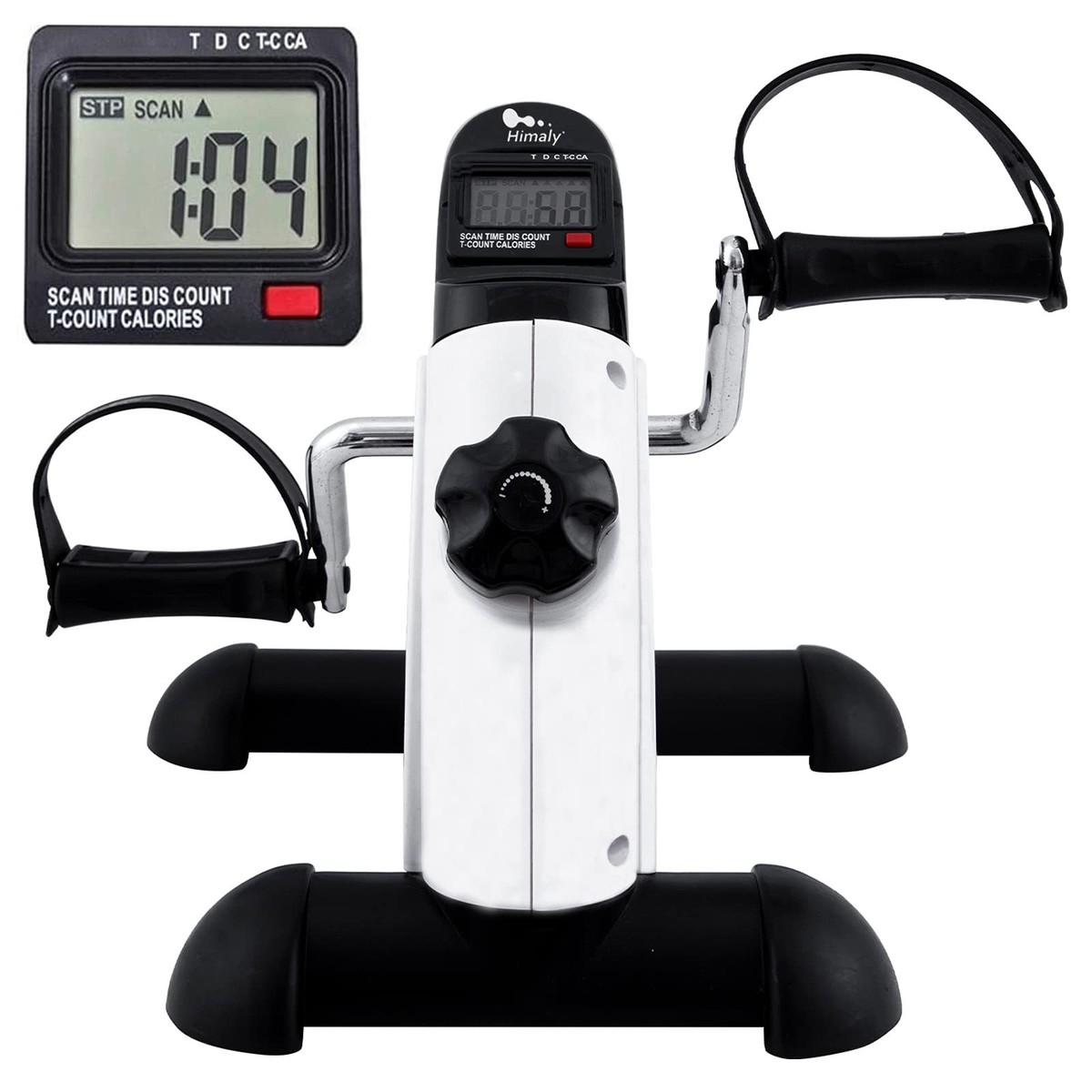 Mini Exercise Bike, Under Desk Bike Pedal Exerciser Portable Foot