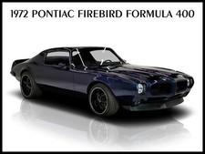 1972 Pontiac Firebird Formula 400 In Blue New Metal Sign 12x16 Free Shipping 1972 Pontiac Firebird Formula 400 In Blue New Metal Sign 12x16 Free Shipping
