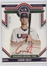 2022 Panini USA Baseball Stars & Stripes Red Ink 9/10 Caden Grice Auto w3t