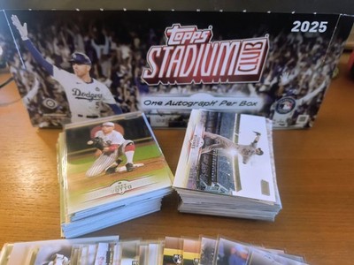 2025 Topps STADIUM CLUB Baseball Singles U-PICK! Complete Your Set! Buy 3-Get 1