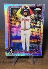 2025 Topps Chrome Logofractor Marcell Ozuna #250 Atlanta Braves