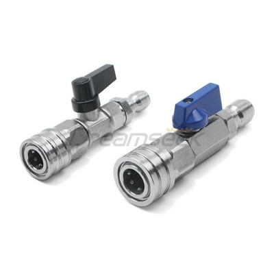 #ad High Pressure Washer Ball Valve Nozzle Power 1 4quot; 3 8quot; Quick Connect Fitting $19.99