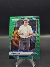 2024 Panini Prizm - Jim Harbaugh #163 Green Wave Prizm
