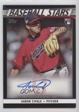 2020 Topps Baseball Stars Black 32/199 Aaron Civale #BSA-AC Rookie Auto RC 12wz