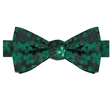 Mens Boys Pre-Tied St. Patrick's Day M - Kids, Schoolers, Teens Green Black