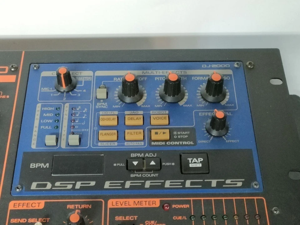 Roland DJ 2000 Professional DJ Mixer 4 Channel DSP Effects Tested - Image 4 of 4