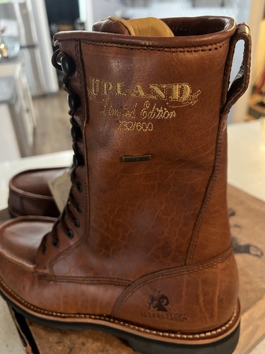 🔥NEW ROCKY UPLAND LIMITED EDITION BISON Leather Boots, MEN'S SIZE 11-M, RARE - Picture 6 of 11