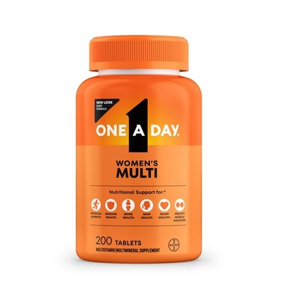 Women Multivitamin Daily Vitamins Biotin Calcium Iron Zinc 200 Ct Complete 