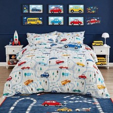 Bed in a Bag for Boys Teens, 6 Pieces Twin Size Comforter Bed Set with Shams,...