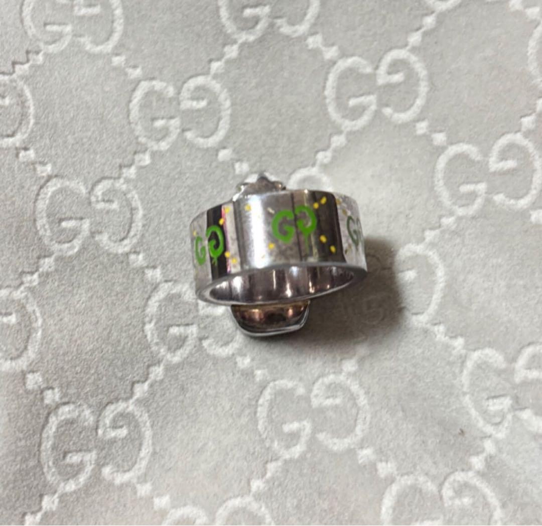 Gucci Ghost Pineapple Ring Silver Yellow Ag925 Wo… - image 11