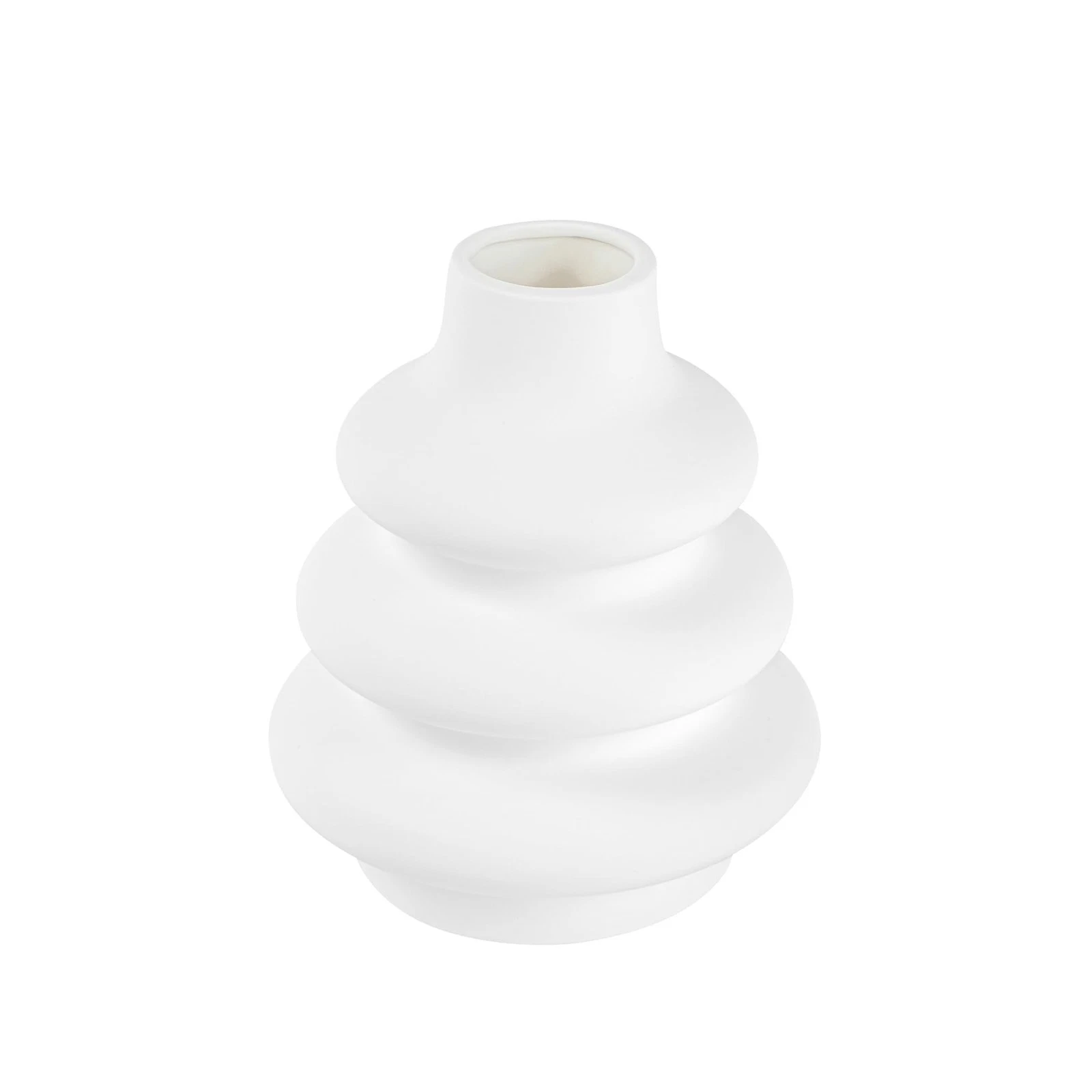 Restaurantware-Table Art Flower Vase 1 Stacked Decorative Vase - Minimalist