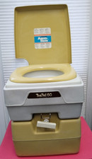 THETFORD PORTA POTTI 60 PRZENOŚNA TOALETA KEMPINGOWA VINTAGE PRZYCZEPA KEMPINGOWA W PEŁNI DZIAŁAJĄCA