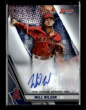 2019 Bowman's Best #B19-WW Will Wilson Best of 2019 Autographs