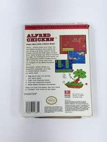 Alfred Chicken NES Nintendo Complete In Box Nice Condition With Poster CIB