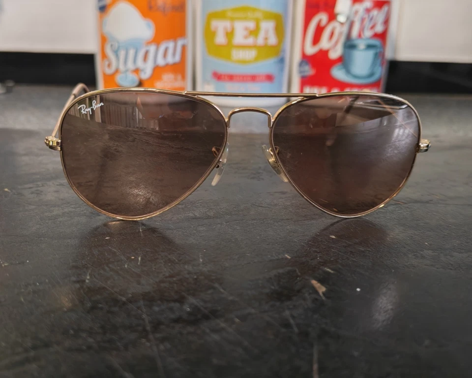Ray-Ban RB3025 001 62-14 Aviator Classic G15 Sunglasses - Gold, photo 2 of 5