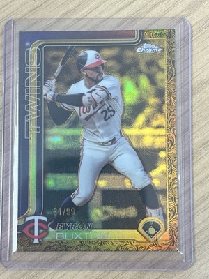   2025 Topps Gilded Collection Byron Buxton Gold /99-  