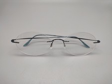 Safilo Titanium Rimless Eyeglasses 47-19-135. Aqua. Italy. Frames Only 