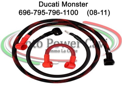 Ducati Monster 696-795-796-1100 (08-11) Verbesserte Batteriekabel