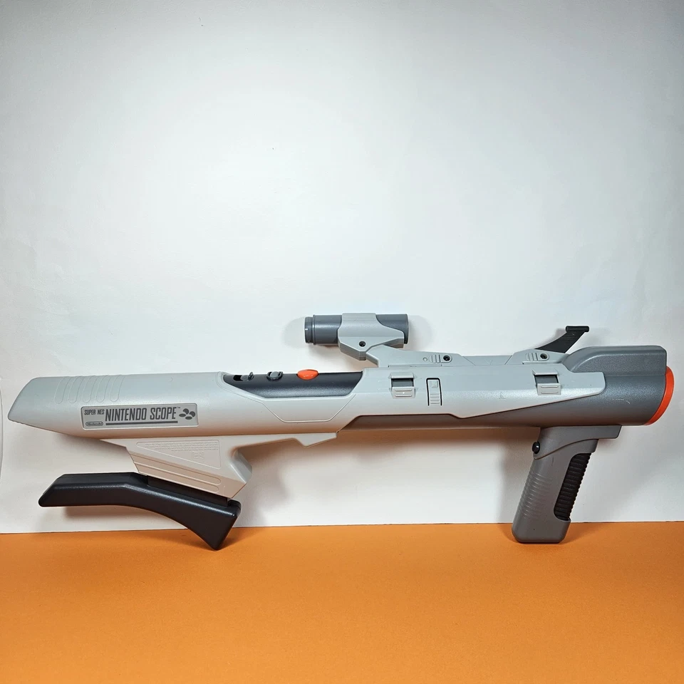 NINTENDO SCOPE 6 SUPER NINTENDO SNES  PAL con RICEVITORE e CARTUCCIA OTTIMO - Immagine 4 di 4