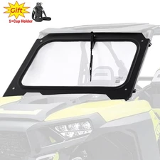 Glass Windshield W/Manual Wiper For 2014-2018 Polaris RZR XP 1000/ 4 Turbo Trail