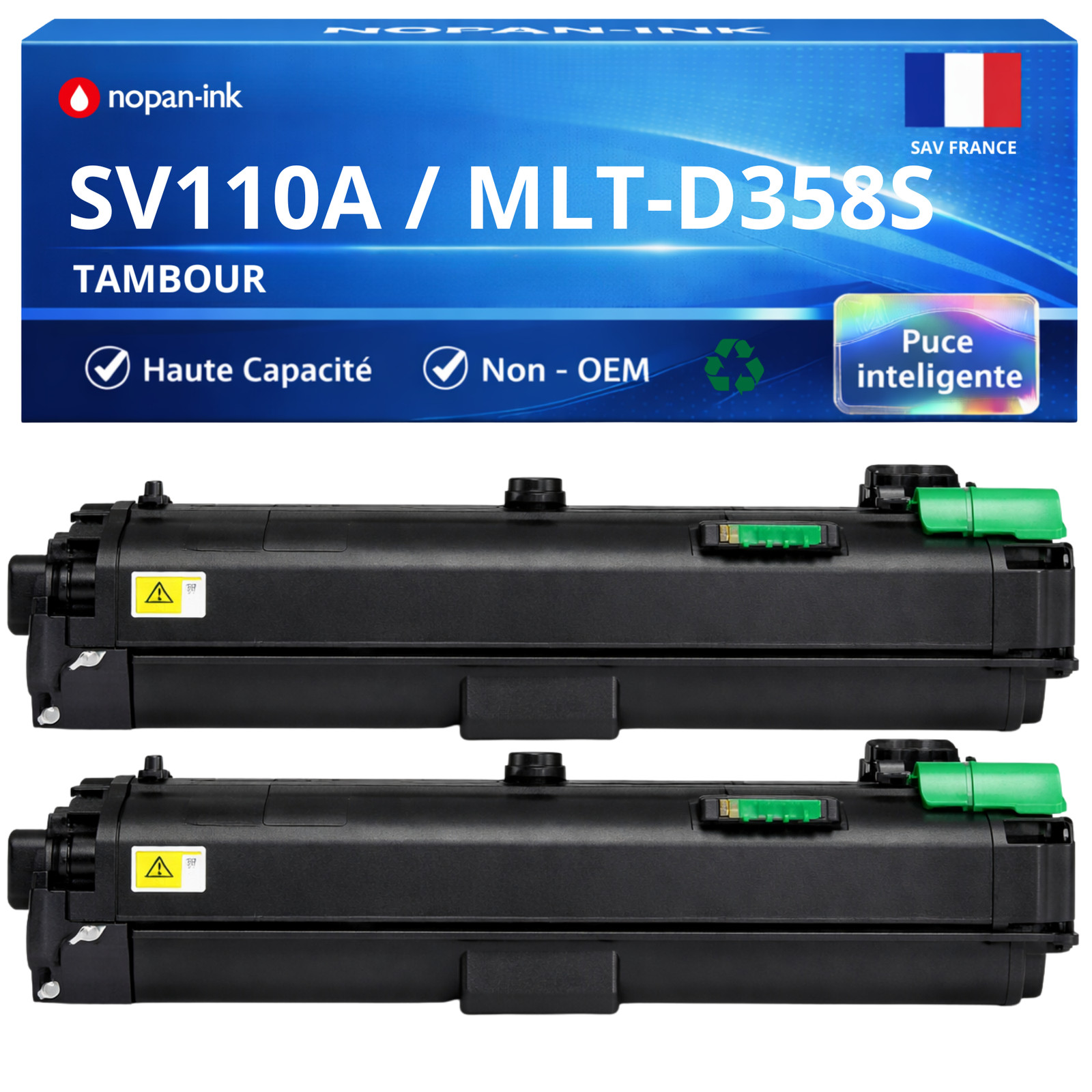 Toner compatible mlt-d358s haute capacité avec tambour mlt-r358s pour texte net