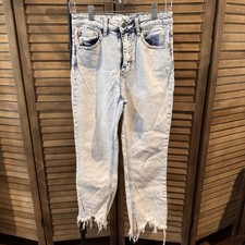 Vervet Los Angeles Light Jeans Women's Size 26 Distressed Acid Washed