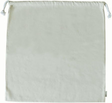 100 Cotton Canvas Travel Laundry Bag, 2-Pack