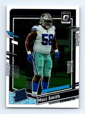 #228 2023 Donruss Optic + Mazi Smith RC Dallas Cowboys